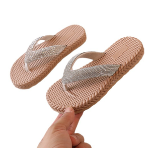 Girls Flip-flops Sandals New Summer Children Soft-soled Sandals Wear Bright Flip-flops <b>Slipper</b> - Product Image 1