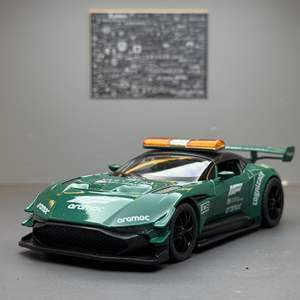 Modelo de Coche de Aleación 1:<span class=keywords><strong>32</strong></span>, Coche de Seguridad de Pista de Carreras <span class=keywords><strong>Fire</strong></span> God, Sonido y Luz, Juguete de Colección con Retroceso - Product Image 4