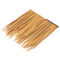 Tuiles de toit de chaume synthétique artificielle de maison ignifugée en plastique HDPE personnalisée