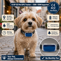 Mini Rastreador Gps imperméable al por mayor de fabrica para mascotas, perros, gatos, animales, ofrecen collar de cuero gratis