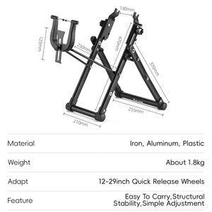 Soporte <span class=keywords><strong>de</strong></span> Alineación <span class=keywords><strong>de</strong></span> <span class=keywords><strong>Ruedas</strong></span> <span class=keywords><strong>de</strong></span> <span class=keywords><strong>Bicicleta</strong></span> WEST BIKING <span class=keywords><strong>de</strong></span> Aleación <span class=keywords><strong>de</strong></span> Aluminio, Base Reforzada, Plegable, Apto para <span class=keywords><strong>Ruedas</strong></span> <span class=keywords><strong>de</strong></span> 12-29 Pulgadas y 700C - Product Image 3