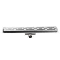 Douche personnalisée en gros Acier inoxydable 304 Canal de salle de bain Rectangle Drain de sol