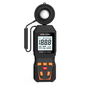 VICTOR 1010D + Mini luxmètre numérique 200000 LUX /FC testeur de lumière de portée automatique 1999 comptes compteur d'environnement LCD - Product Image 1