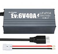Chargeur de batterie intelligent AC/DC 12V 10A 20A 30A 40A pour batteries LiFePO4 et lithium, idéal pour camping-cars, applications marines et alimentation extérieure – Stock US/UE, direct usine