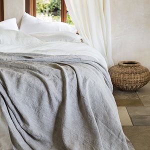 Pure Linen Summer Cover Natural Bamboo Cloth Linen <b>Flat</b> Sheet Pillowcase <b>Flat</b> Sheet Set Linen Bedding Set for Home Hotel - Product Image 5