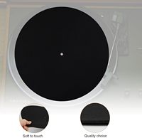 Tapis de disque en feutre pour plateau tournant et tapis de protection pour tourne-disques vinyle