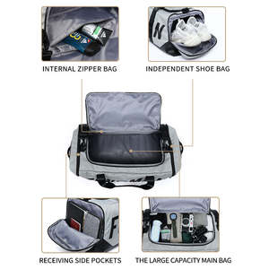 Sac à dos tendance personnalisé pour la randonnée et la salle de sport, grande capacité, sac de voyage pour courts trajets - Product Image 3