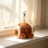 Lot de porte-clés en peluche, pendentifs animaux mignons pour sacs, breloques, cordons et cadeaux, poupées de dessin animé douces en gros