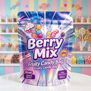 Custom Logo Printed Mylar <b>Bags</b> Dry Fruits Moisture Proof Small Plastic Stand Up Zipper <b>Bag</b> With Gusset Bottom Packaging Pouch - Product Image 4