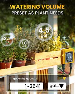 Arroseur de tuyau avec minuterie Wi-Fi Rainpoint pour l'<span class=keywords><strong>arrosage</strong></span> du jardin, système <span class=keywords><strong>d</strong></span>'irrigation intelligent électronique, prise de courant, hub, minuterie 2 zones - Product Image 5