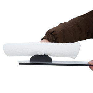 Ensemble d'outils de nettoyage de vitres de voiture et de fenêtres en aluminium à poignée télescopique professionnelle avec raclette en plastique à haute portée - Product Image 4