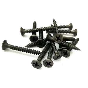 中国制造c1022a #6 #8 #10石膏板黑色磷酸盐干墙螺钉 - Product Image 1