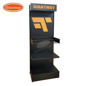 Công cụ điện phụ kiện tùy chỉnh kim loại Pegboard tầng giá phần cứng hiển thị đứng giá - Product Image 1