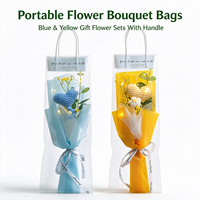 Bouquet de tournesols artificiels en crochet, arrangement floral tricoté, cadeau pour Noël