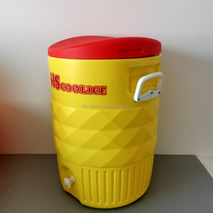 5/10 Gallon Tùy Chỉnh Chất Lượng Tốt Ice <span class=keywords><strong>PU</strong></span> Bọt Cứng Xách Tay Bia Mát Jug Vòng Nhựa Nước Xô Bình Với Xử Lý - Product Image 1