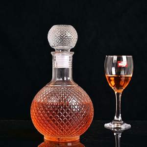 1L Glas-Dekanter mit Luftdichtem Kugelverschluss Whiskey-Dekanter-Set für Alkohol Wein Mundwasser Bourbon Brandy Likör Saft - Product Image 3