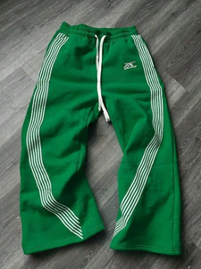 Pantaloni Sportivi da Uomo Autunno Inverno 2026, Stile High Street con Striscia Laterale, Vestibilità Ampia, Vita Elastica con Coulisse, Casual e Sportivi - Product Image 6