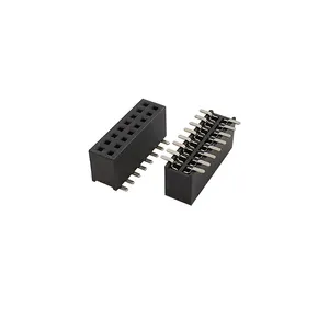 1.27mm SMD çift sıralı Pin Header kadın PCB konektörü 1.27mm Pin başlığı soket 2x 3/4/5/6/7/8/10/12/15/20/30/40/50Pin