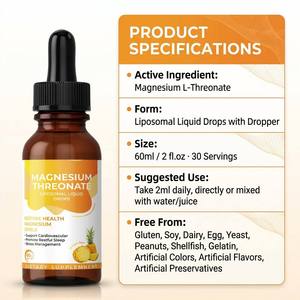 High Absorption <strong>Magnesium</strong> Sulfate Oral Drops Nutritional Liquid <strong>Magnesium</strong> Drops Raw Material <strong>Magnesium</strong> Sulfate Drops <strong>Bulk</strong> Supply - Product Image 2