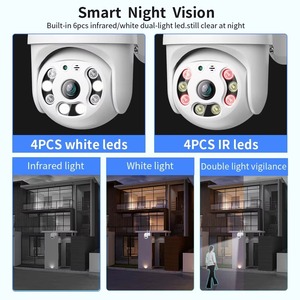 Cámara <span class=keywords><strong>IP</strong></span> A12 8MP 4K, Cámara PTZ de Seguimiento Automático con Domo de Velocidad de 5MP, Cámara Inalámbrica WIFI para Exteriores, Monitor de Vigilancia para Hogar Inteligente - Product Image 6