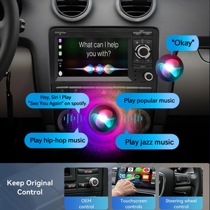 Autoradio Android 7 pouces pour Audi A3 8P 2003-2012 S3 RS3 Sportback Lecteur audio Autoaudio Unité centrale intelligente Navigation GPS - Product Image 5