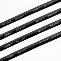 Câble H07RN-F 3 conducteurs gainé, âme en cuivre nu, 1,5 mm², cordon d'alimentation 3 conducteurs, câble en caoutchouc noir, rallonge