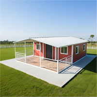 Maison préfabriquée extensible avec double paroi vitrée, livraison directe d'usine, idéale pour petite maison familiale