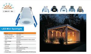 <span class=keywords><strong>Mini</strong></span> <span class=keywords><strong>spot</strong></span> lumineux <span class=keywords><strong>LED</strong></span> <span class=keywords><strong>encastrable</strong></span> imperméable conforme à la norme <span class=keywords><strong>IP65</strong></span>, éclairage à intensité réglable, 1/3W, 12V DC - Product Image 4