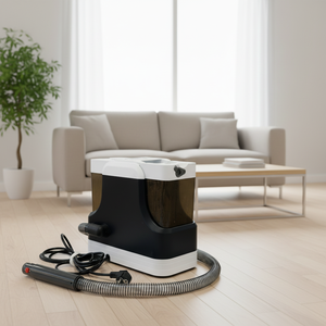 Portable Carpet Cleaner with Steam&amp; Heating System 16Kpa Powerful Suction Carpet Cleaner with 2 <strong>Cleaning</strong> Tools&amp; <strong>Solution</strong> - Product Image 1