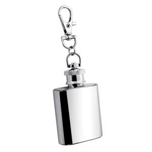 28.3ml Steel Flask Key Chain <b>Metal</b> <b>Product</b> - Product Image 1