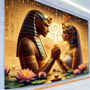 Tapiz <span class=keywords><strong>de</strong></span> Pared con Diseño <span class=keywords><strong>de</strong></span> Diosa Egipcia Antigua, Arte <span class=keywords><strong>de</strong></span> Mitología y Brujería, Decoración <span class=keywords><strong>de</strong></span> Pared con Faraón Egipcio Anubi para Decoración del Hogar - Product Image 1
