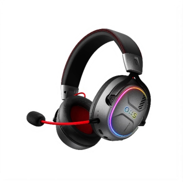 OXS Storm G2 Headset Wired Wireless 2.4G Bt 5.3 Headphones 7.1 Surround Sound Dual Independent Microphone Gamer Headset for PC