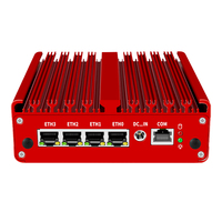 Boîtier ITX industriel H30S pour Pfsense Opnsense, ordinateur de bord sans ventilateur, barebone, Intel Celeron J6412, mini PC industriel