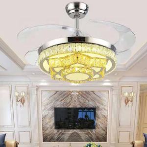 Золотой 42 ''Звездный Кристалл Потолочный вентилятор с световой лампой пульт дистанционного управления - Product Image 5