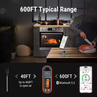 Untuk Termometer Digital Nirkabel TemSpike TP971 600FT untuk Memasak Daging di Dapur