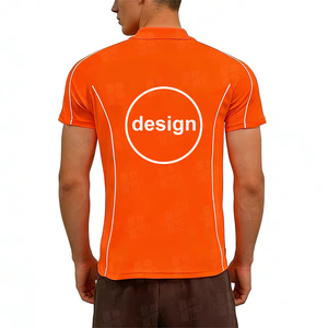 Camisas Polo de Manga Corta y Raglán para Hombre, de Alta Calidad, con Diseño de Bordado Personalizado, de Secado Rápido, para Gimnasio, Atletismo y Golf, al Por Mayor - Product Image 2