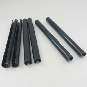 Copertura Decorativa per Tubo Radiatore in PVC Zincato da 15 mm con Anello Nascondi-Imperfezioni per Valvola Angolare 15300mm Grigio Scuro - Product Image 4