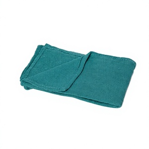 Wholesale Green 100% Cotton Huck Towel Absorbent Woven Medical <b>Bath</b> Towel Hospital Adult Cleaning Use - Product Image 1