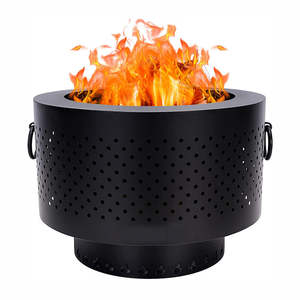 Poêle de camping à bois portable et foyer avec <span class=keywords><strong>brasero</strong></span> en acier inoxydable pour la cuisine en plein air et les événements professionnels - Product Image 3