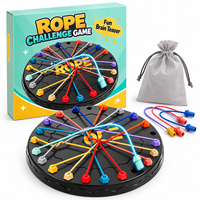 Jeu de société interactif avec corde, puzzle éducatif, jouet d'entraînement cérébral pour parents et enfants, ensemble de jeu de table