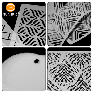 Strumenti di cottura modello glassa torta a rete decorazione stencil <span class=keywords><strong>per</strong></span> aerografo decorazione fondente foglia di fiocco di neve disegno - Product Image 6