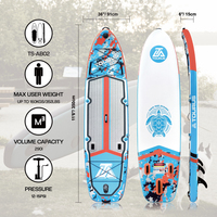 Planche à pagaie gonflable unisexe TOURUS pour la pêche