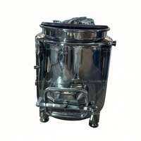 Machine à brasser la bière électrique en acier inoxydable, cuve de fermentation, chaudière chauffante, kit de brassage domestique pour boissons et vin, moteur inclus