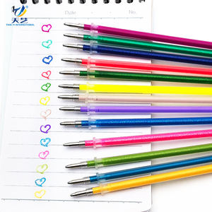 100彩色中性笔，带100笔芯，更多墨水，带帆布袋，适合儿童着色书籍绘画涂鸦工艺品剪贴簿 - Product Image 4