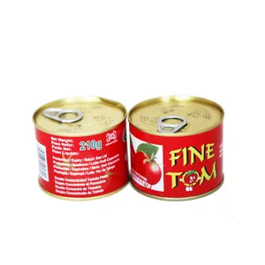 Double concentrate tomato paste in brix 28-30% canned tomato paste export to Africa