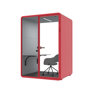 Premium Acoustic Office Pod Single Person Soundproof Cabin Indoor Telephone Booth for Modern Business Office - Product Image 5