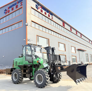 מלגזת שטח דיזל 4x4 להרמת משאות חקלאית, מלגזה <span class=keywords><strong>4</strong></span> טון 4WD למשאיות שטח קשה - Product Image 1