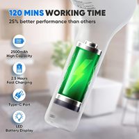 Brosse de nettoyage électrique multifonctionnelle OEM, affichage du niveau de la batterie, 2 vitesses, 4 têtes remplaçables, étanche IPX7, nylon