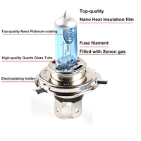 Ampoule halogène H1 H3 H4 H7 H8 H9 H11 9005 HB3 9006 HB4 12V 55W 5000K Lampe de phare de voiture en verre à quartz
