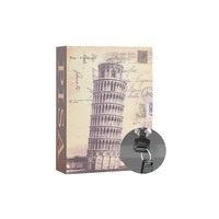 Motif coloré Coffre-fort secret de diversion en forme de livre Coffre-fort pour argent Coffre-fort unique en forme de livre